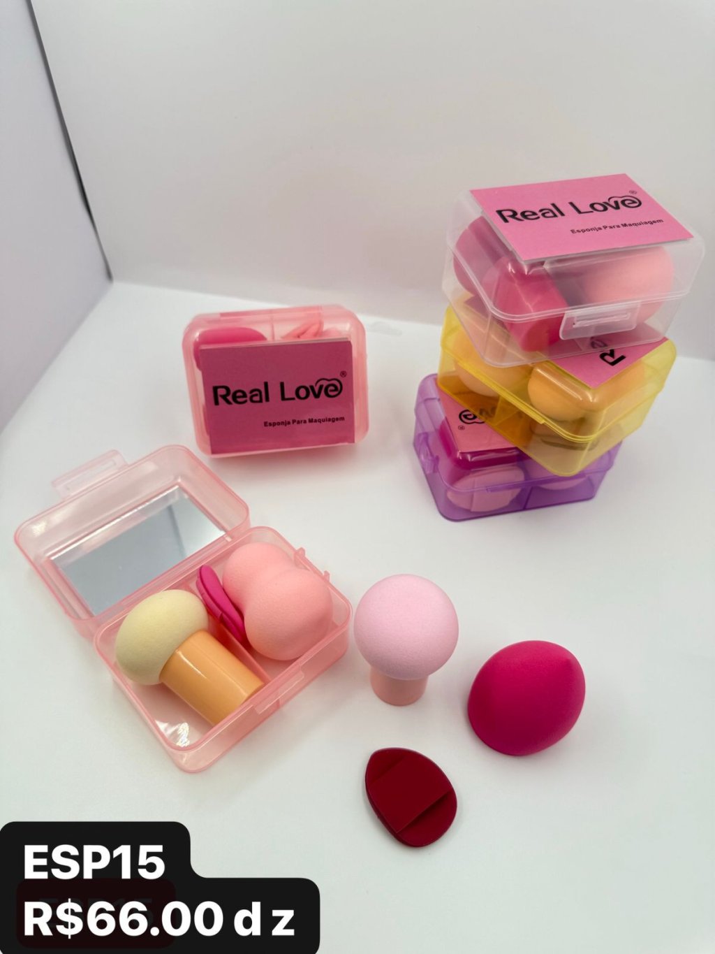 ESP15 - KIT ESPONJA PARA MAQUIAGEM 