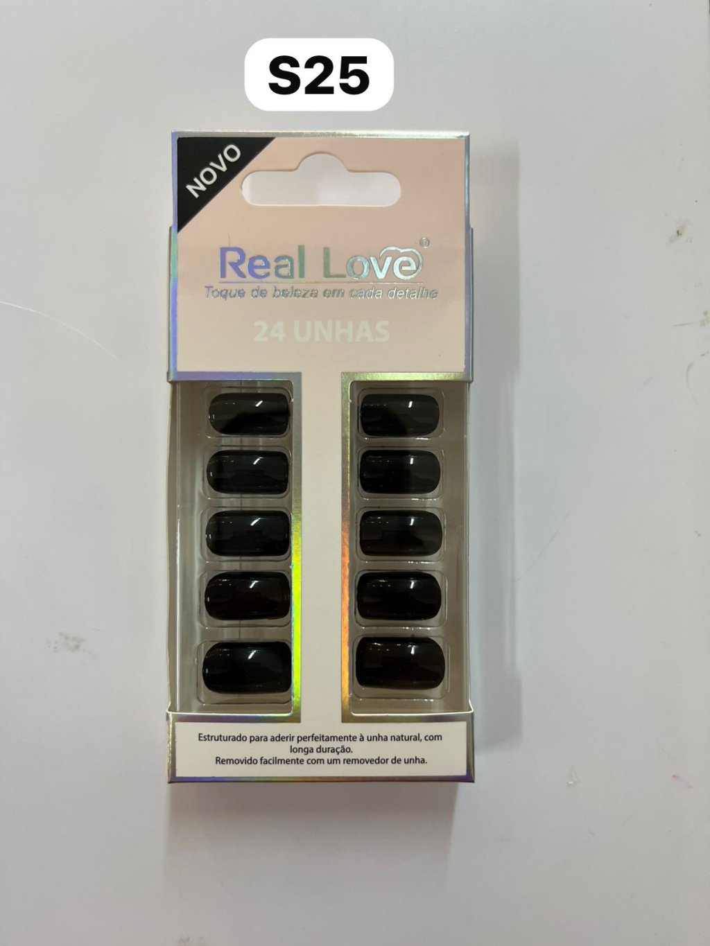 XKQ-UN04 - S25 - Unha Postiça Quadrada 