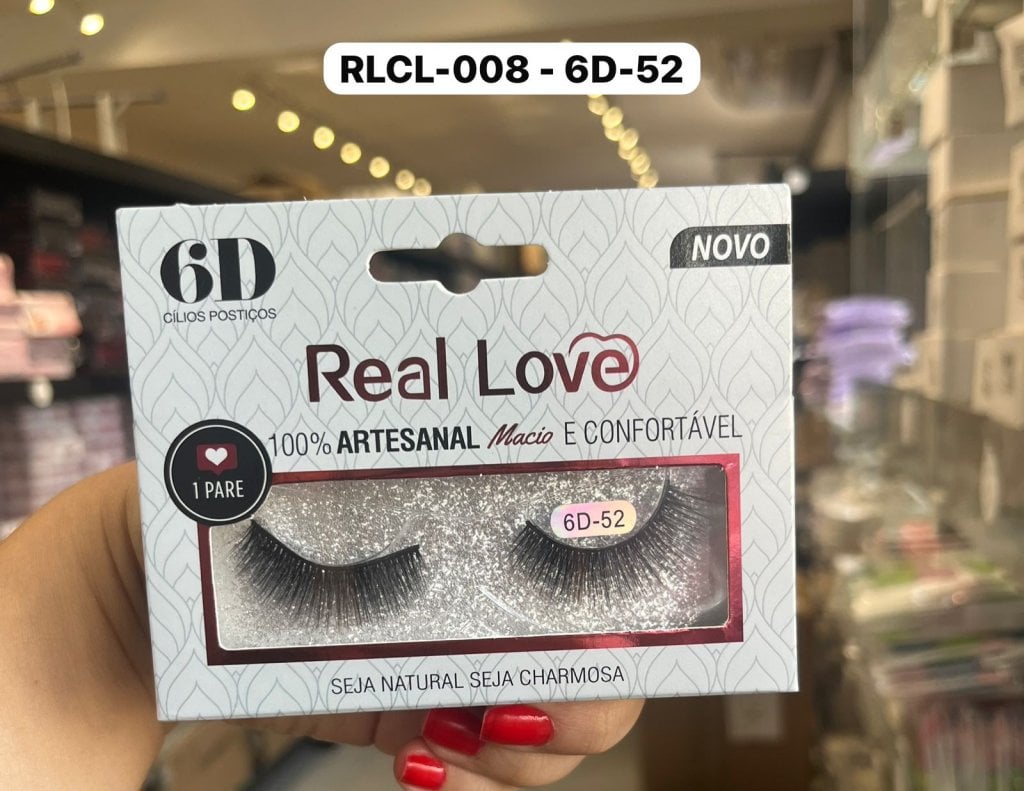 RLCL-008 - 6D-52 - Cílios Postiço 1 par
