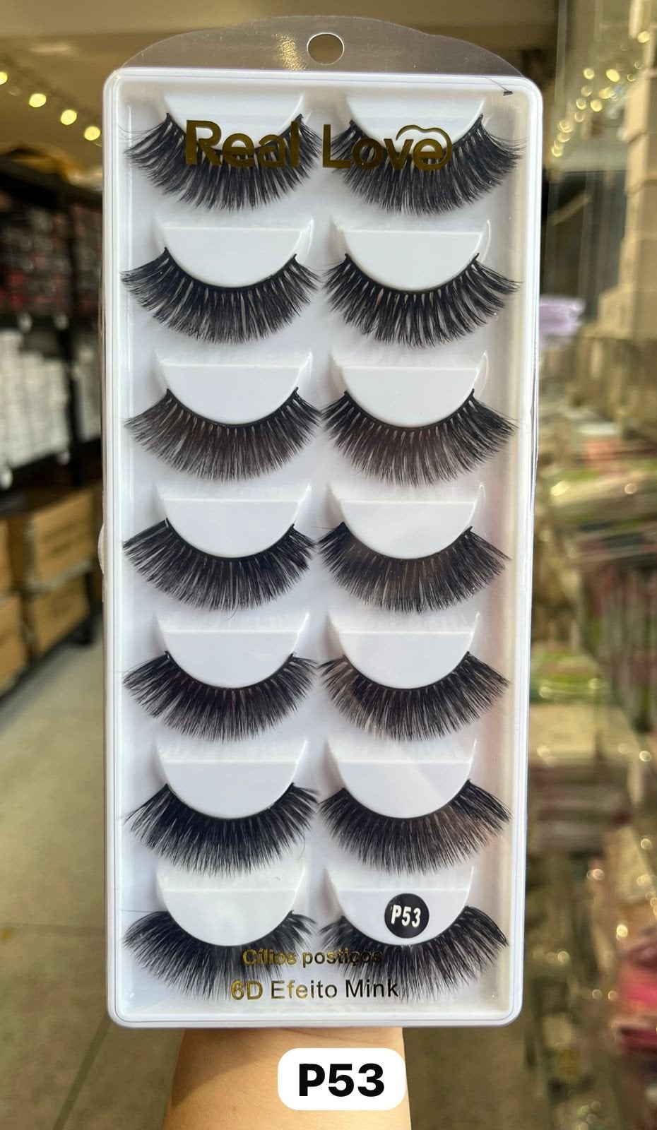 CL5055A - P53 - Cílios Postiços 7 Pares