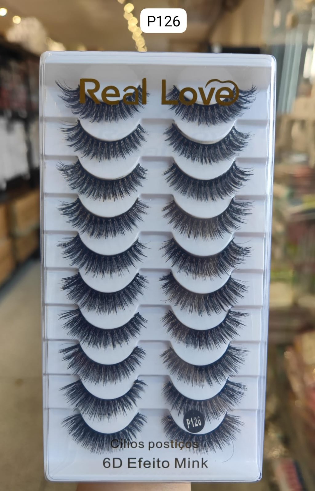 CL5052A - P126 - Cílios Postiços 10 Pares 