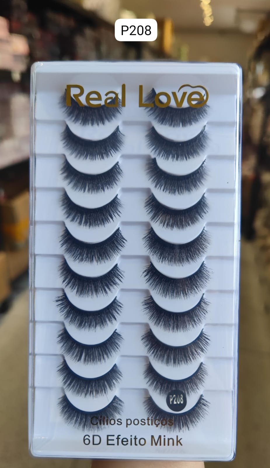 CL5052A - P208 - Cílios Postiços 10 Pares 