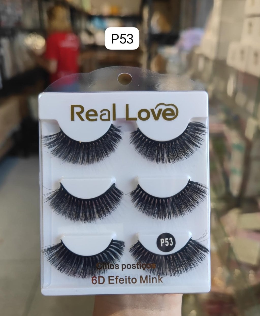 CL5053A - P53 - Cílios Postiços 3 Pares 