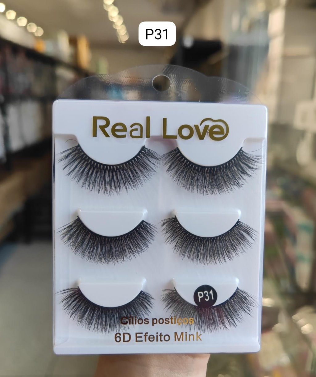 CL5053A - P31 - Cílios Postiços 3 Pares 