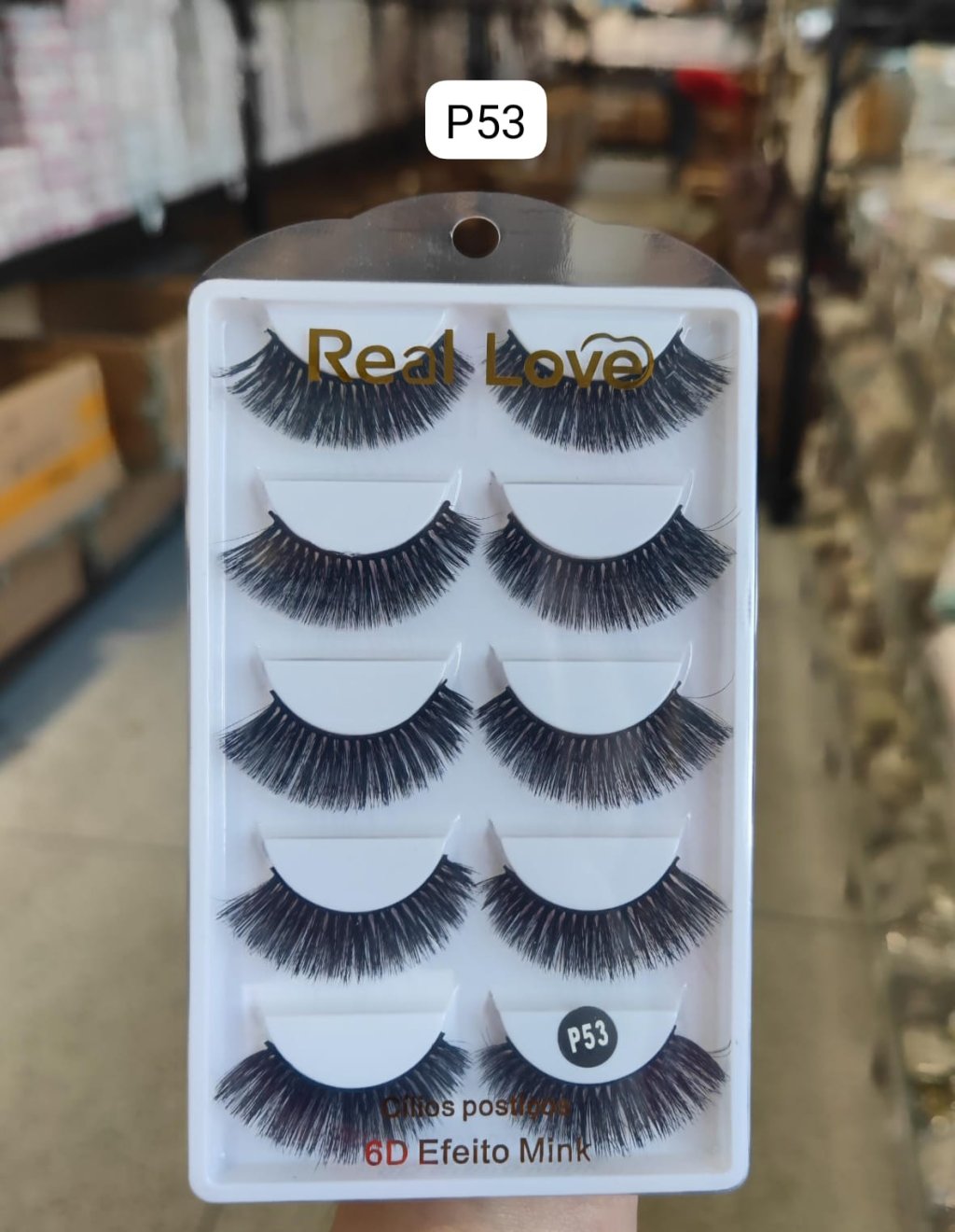 CL5054A - P53 - Cílios Postiços 5 Pares 