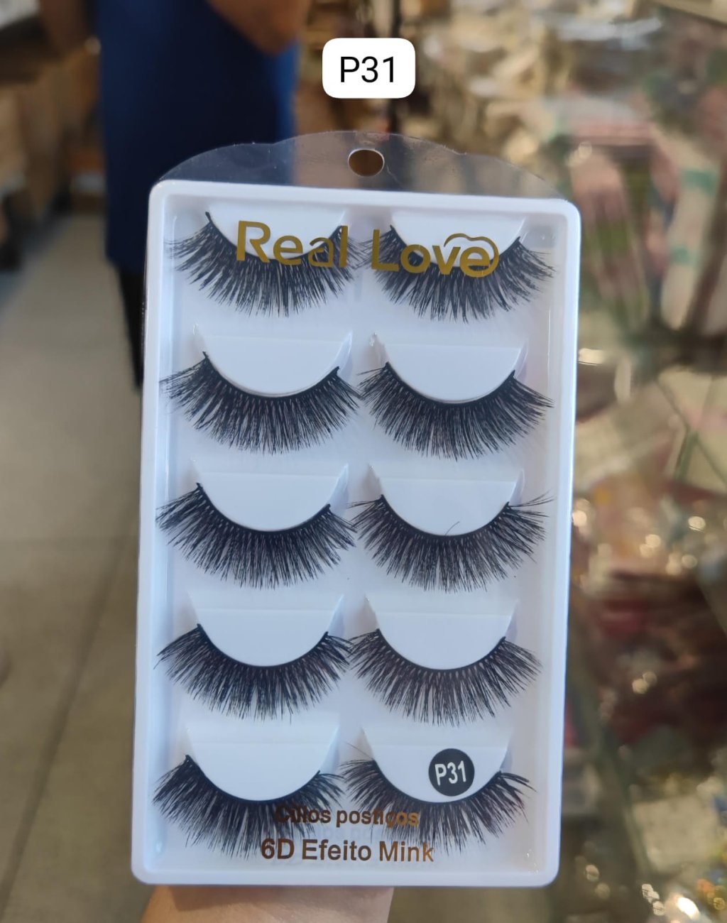 CL5054A - P31 - Cílios Postiços 5 Pares 