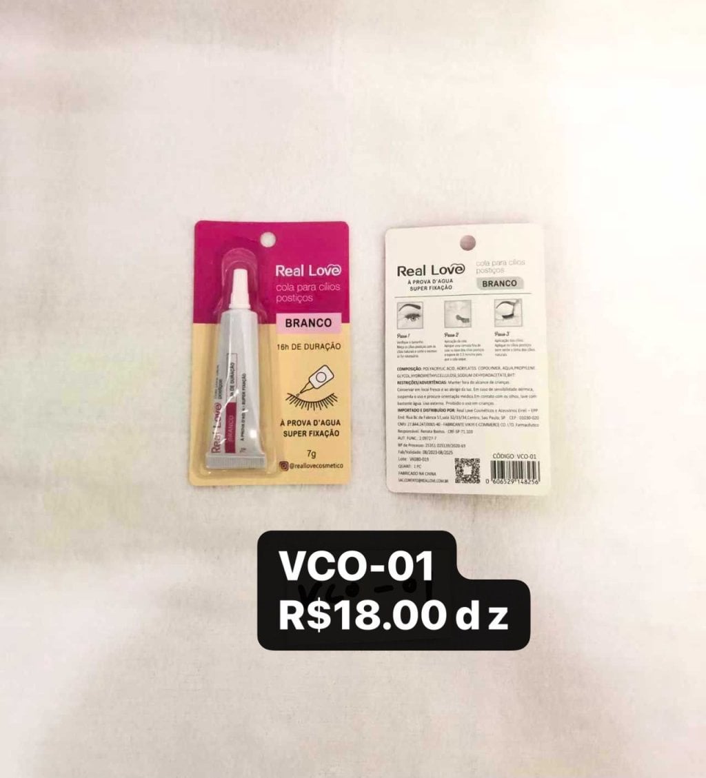 VCO-01 - Cola Para Cílios Postiços - Branco