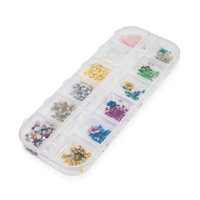 GOGO-43 DECORAÇÃO SORTIDA FOLHA SECA/MADREPEROLA