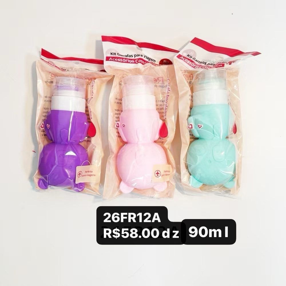 26fr12a- Frasco para viagem 