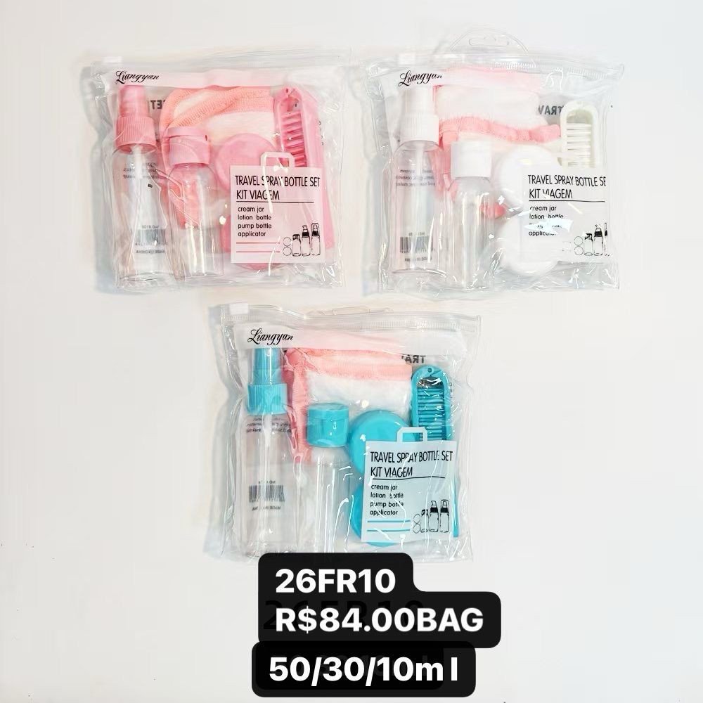 26FR10 - KIt frascos para viagem 