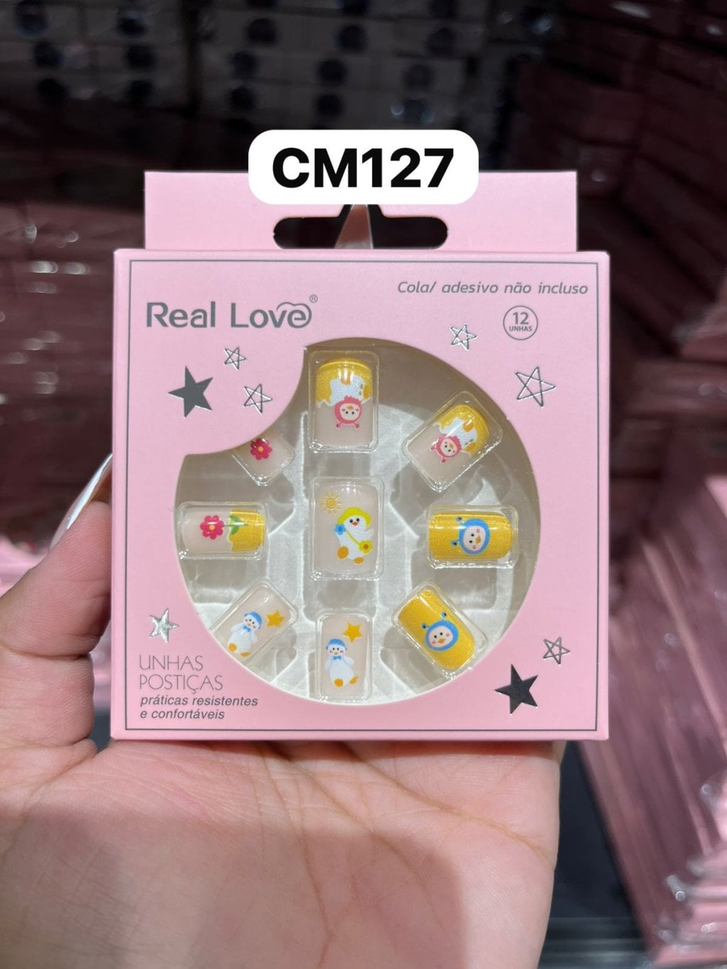 XUN230-CM127- Unha postiça infantil 
