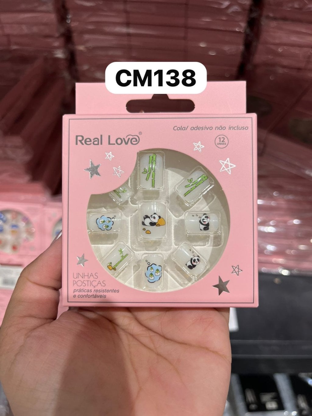 XUN230-CM138- Unha postiça infantil 