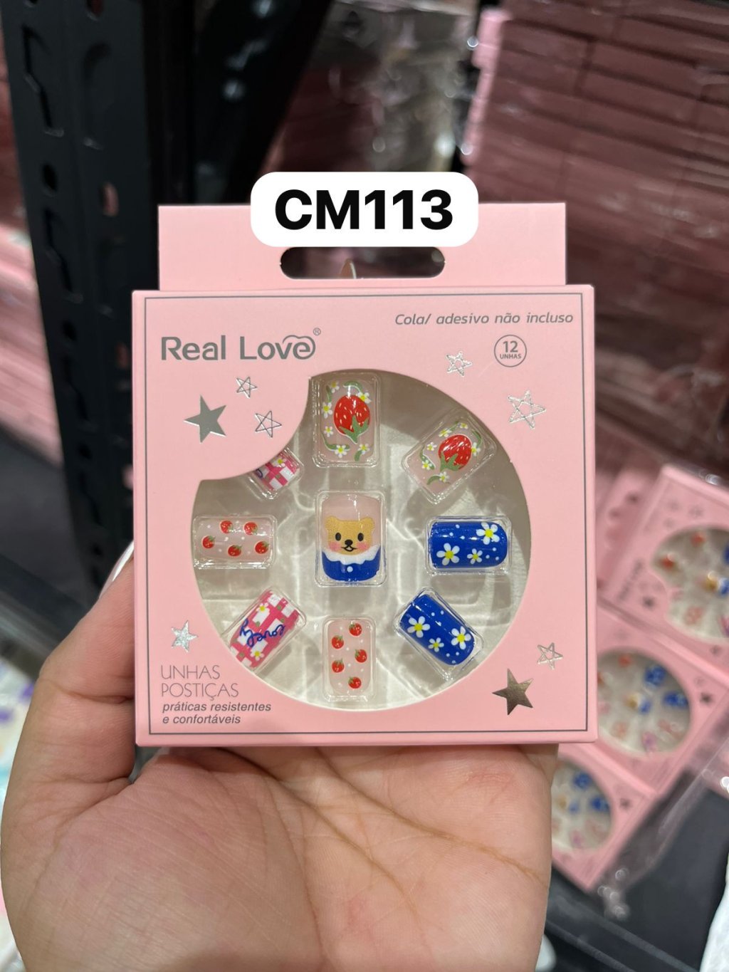 XUN230-CM113- Unha postiça infantil 