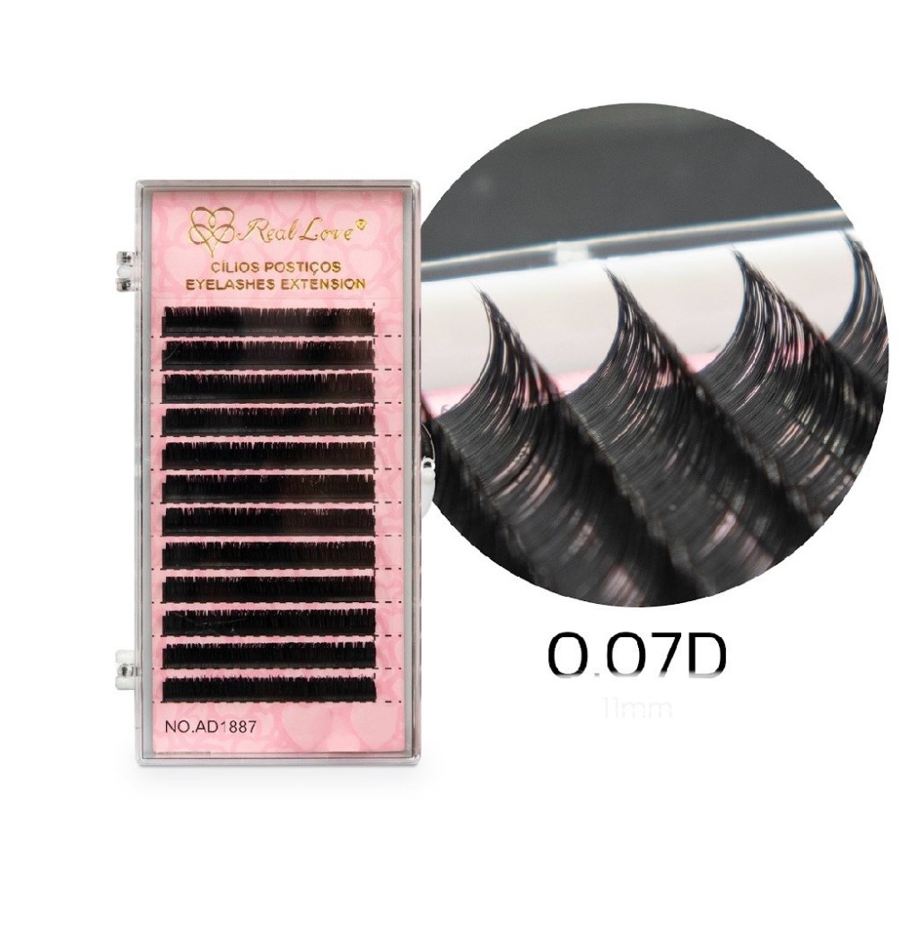 AD2687- 0.7D-12MM- CÍLIOS FIO A FIO