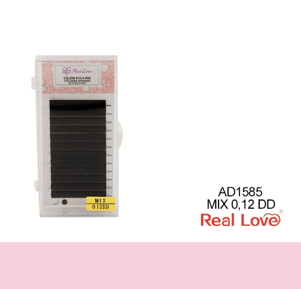 AD1585- 0.12DD - Cílios fio a fio 