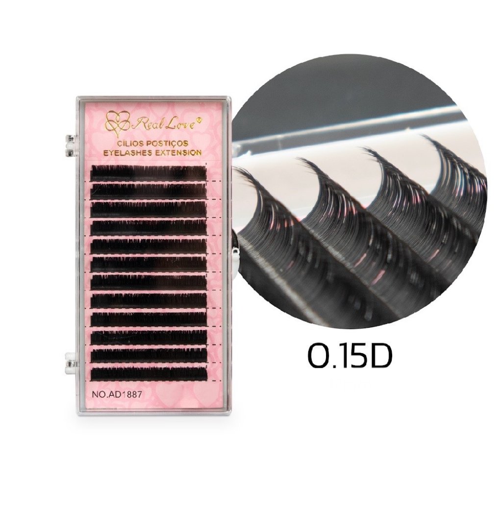 AD1887- 0.15D-13MM- CÍLIOS FIO A FIO