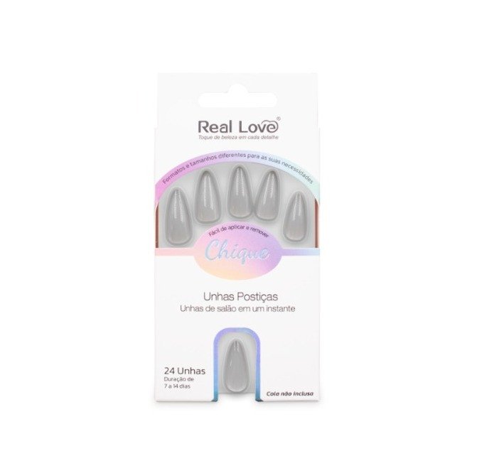 XUN255 - E190 - Unha Postiça Amendoada 