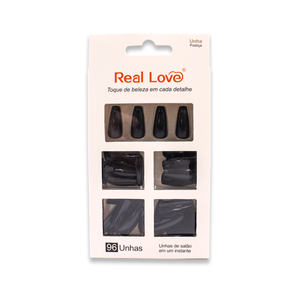 XUN049 - HK008 - Unha Postiça 4 Cores