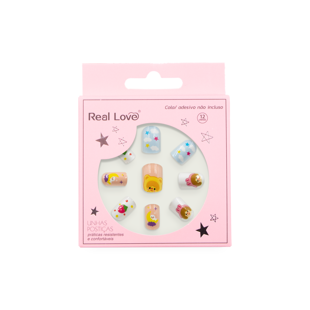 XUN230-CM123- Unha postiça infantil 