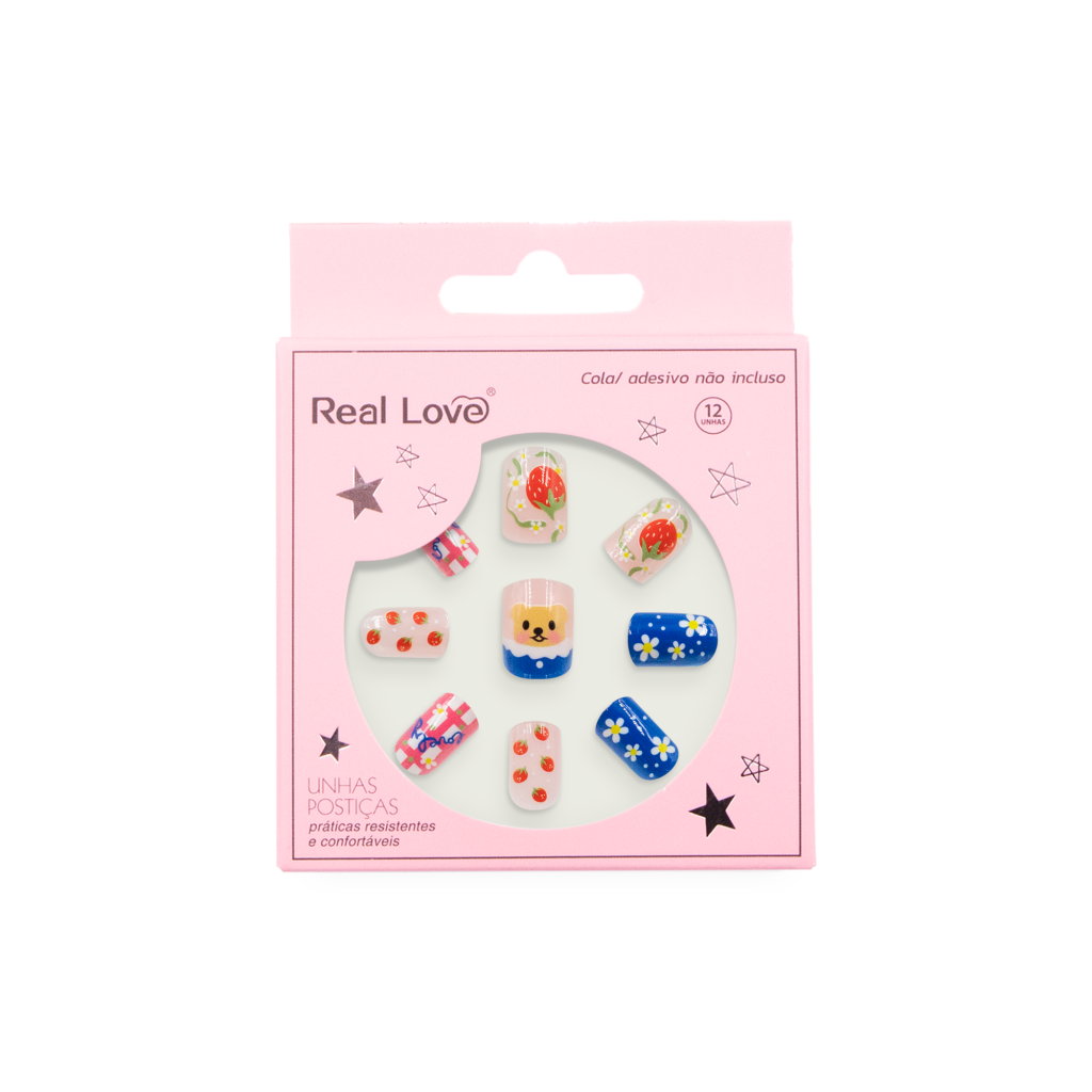 XUN230-CM113- Unha postiça infantil 