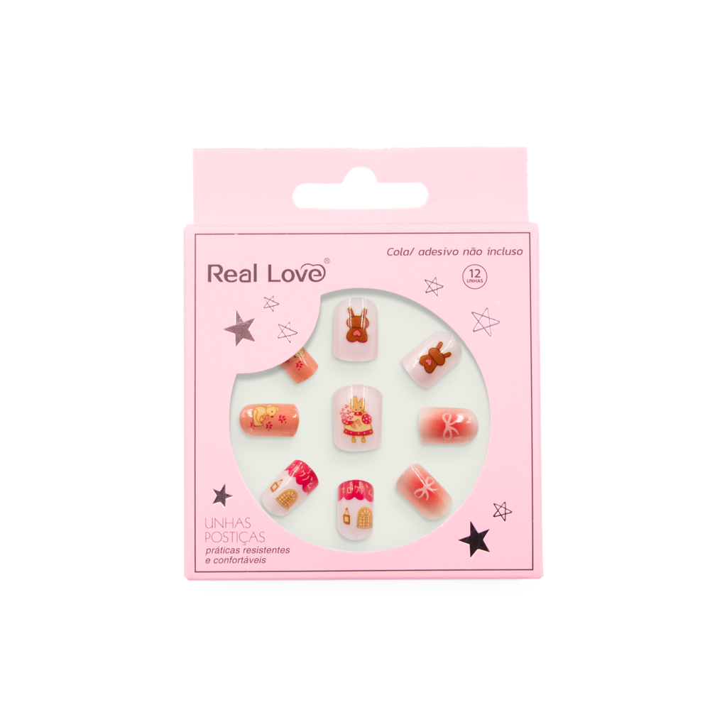 XUN230-CM126- Unha postiça infantil 