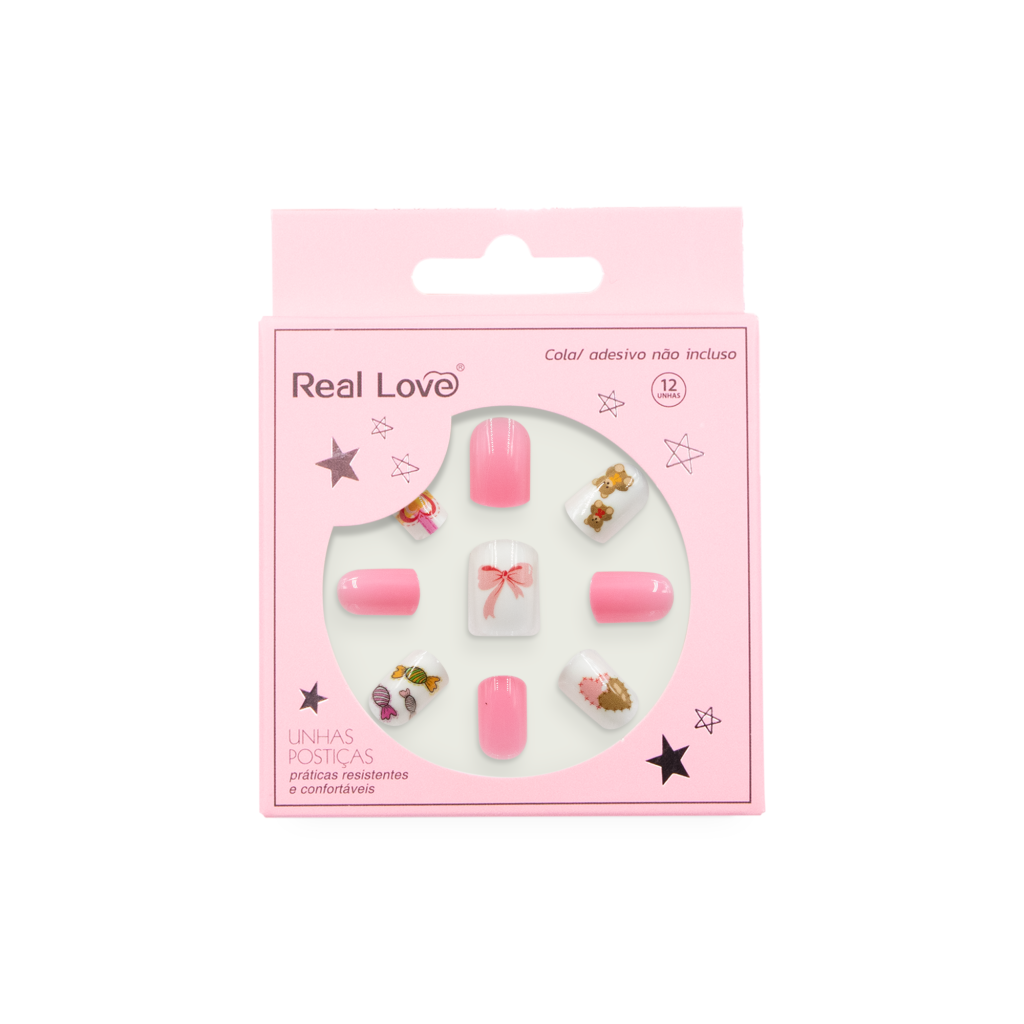 XUN230-CM130- Unha postiça infantil 