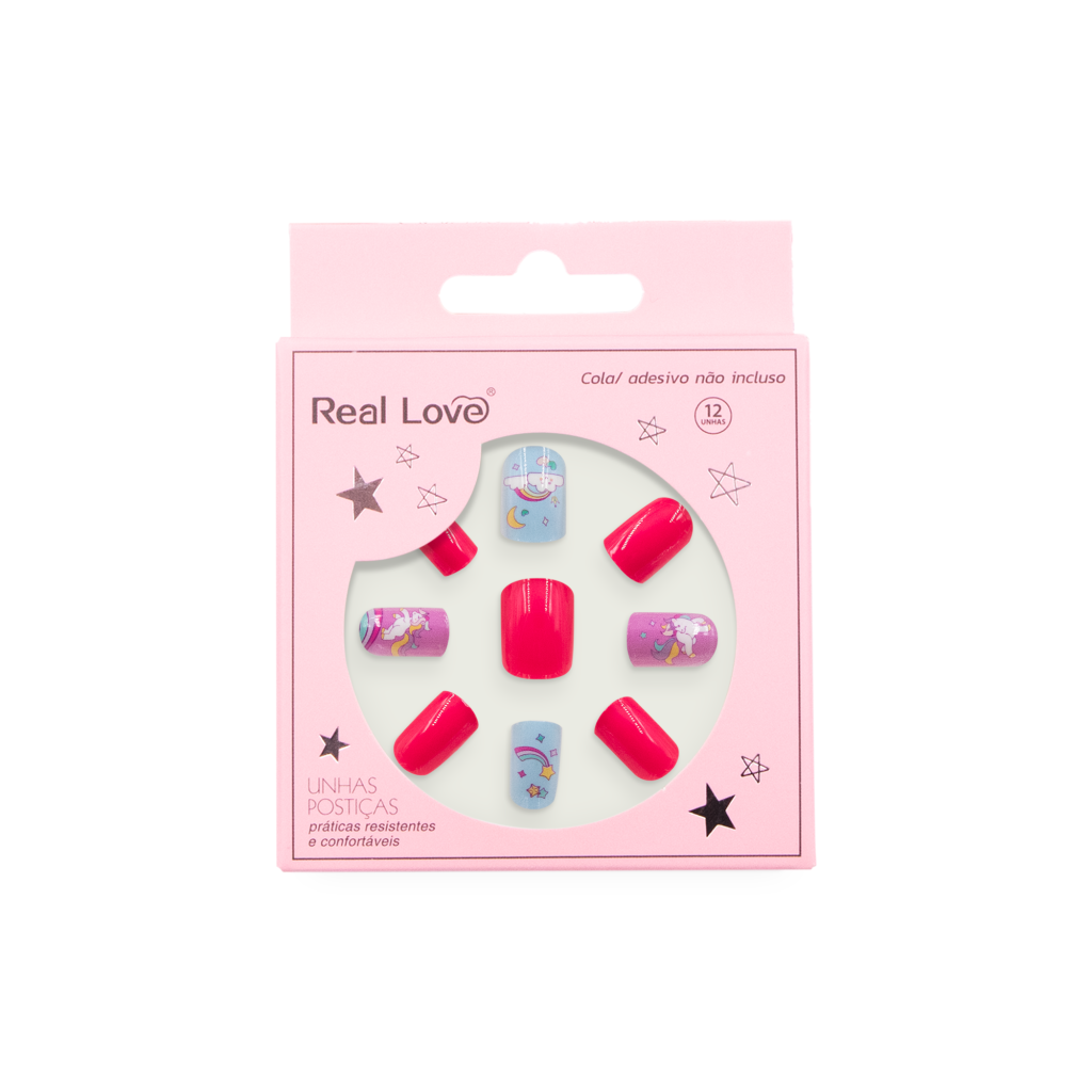 XUN230-CM136- Unha postiça infantil 