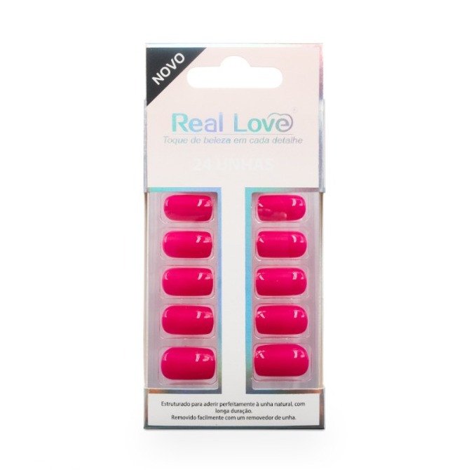 XKQ-UN04 - S125 - Unha Postiça Quadrada 