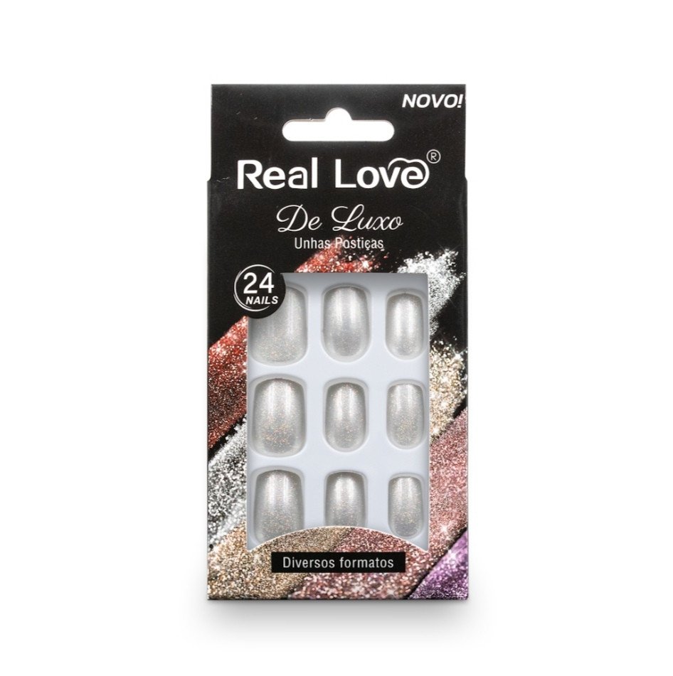 UN48F - SZ002 - Unha Postiça Glitter 