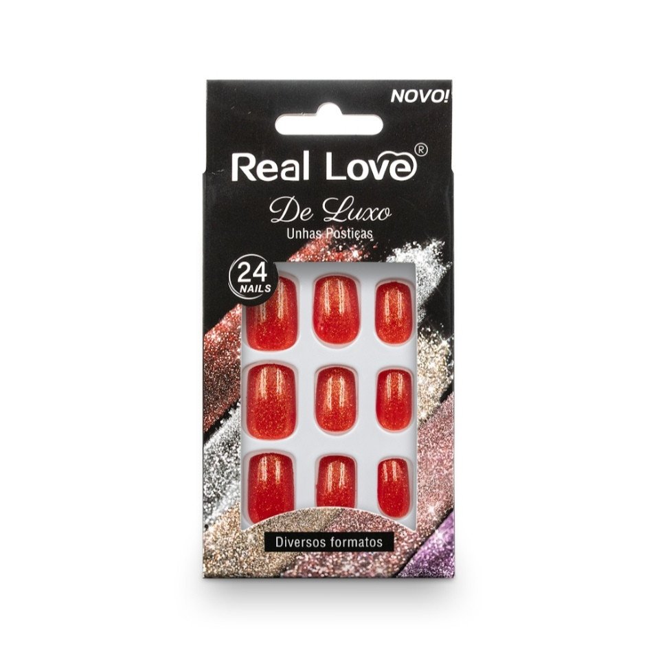 UN48F - SZ003 - Unha Postiça Glitter 