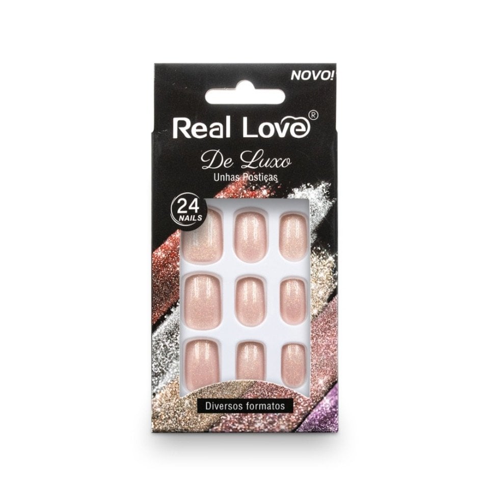 UN48F - SZ004 - Unha Postiça Glitter 