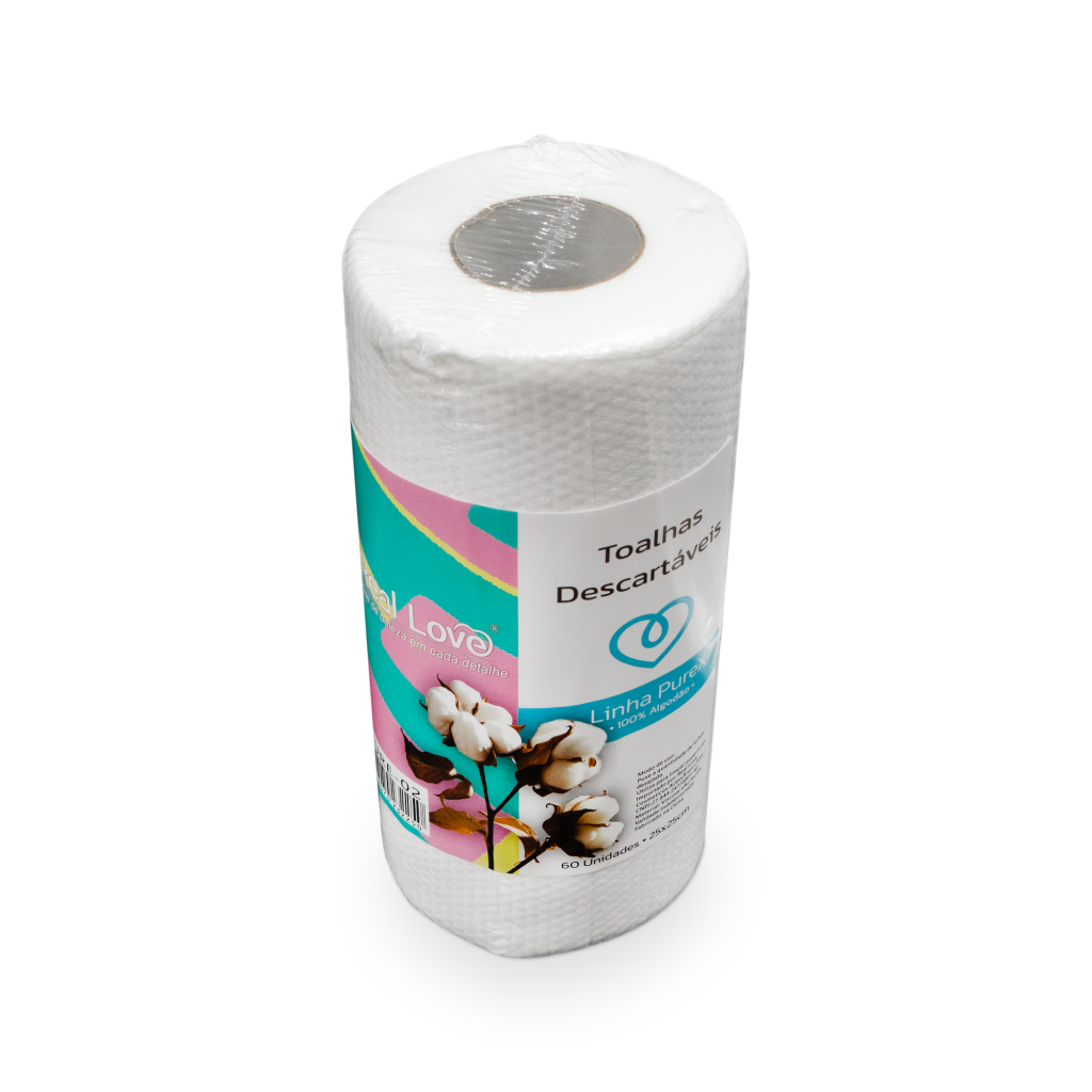 PURE-02 - toalhas descartáveis de algodão