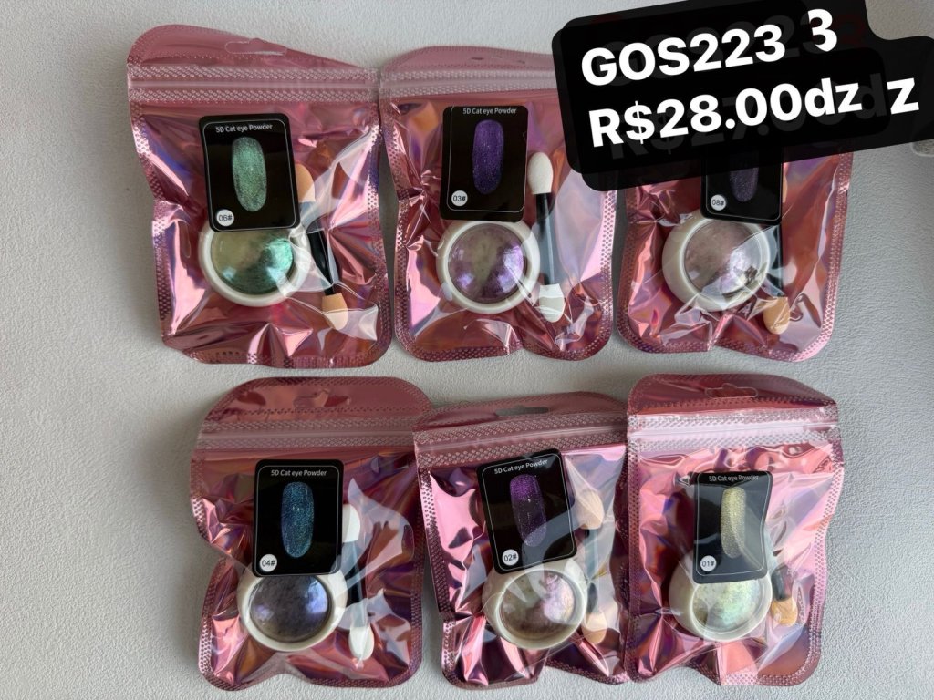GOS223- PÓ CROMADO 