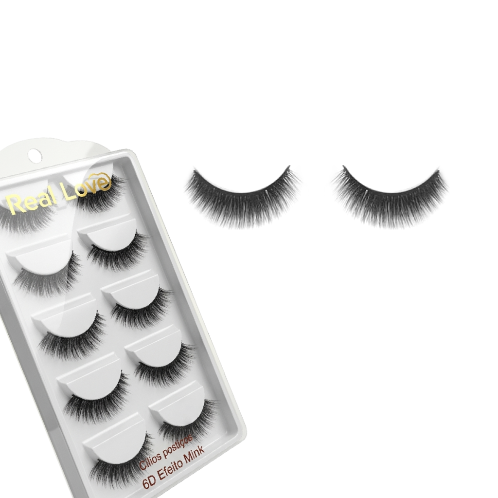 CL5054A - P208 - Cílios Postiços 5 Pares 