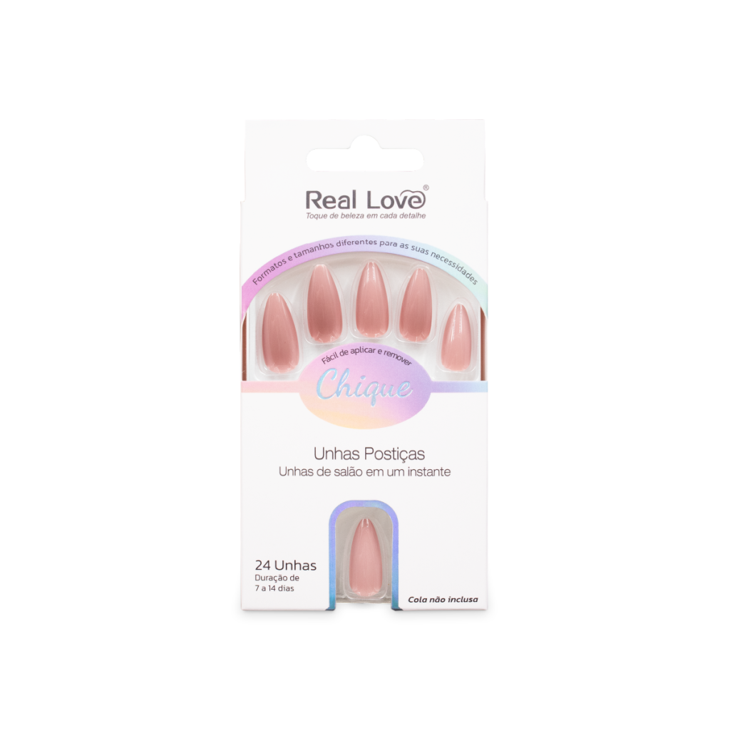 XUN255 - E268 - Unha Postiça Amendoada 