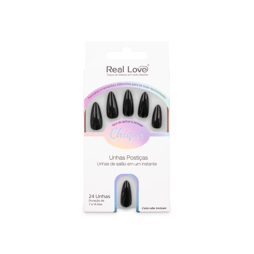 XUN255 - E25 - Unha Postiça Amendoada 