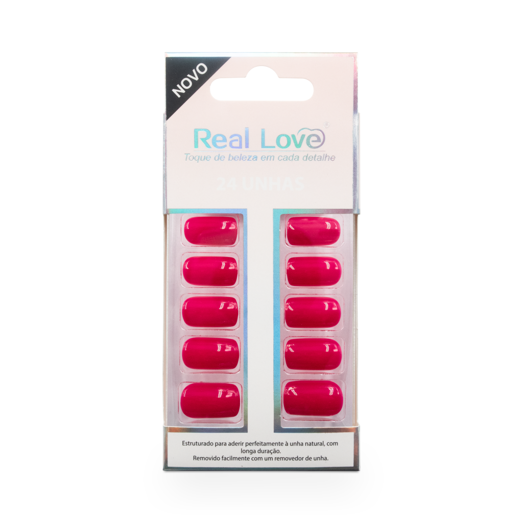 XKQ-UN04 - S346 - Unha Postiça Quadrada 