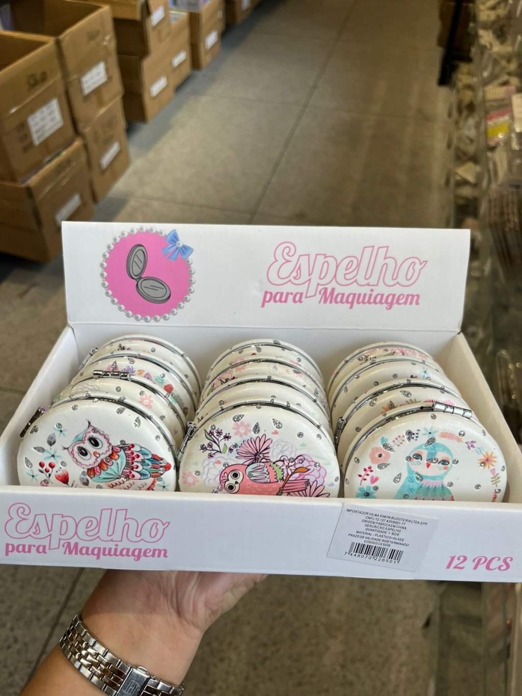 CES036 - Espelho de Bolsa Redondo 