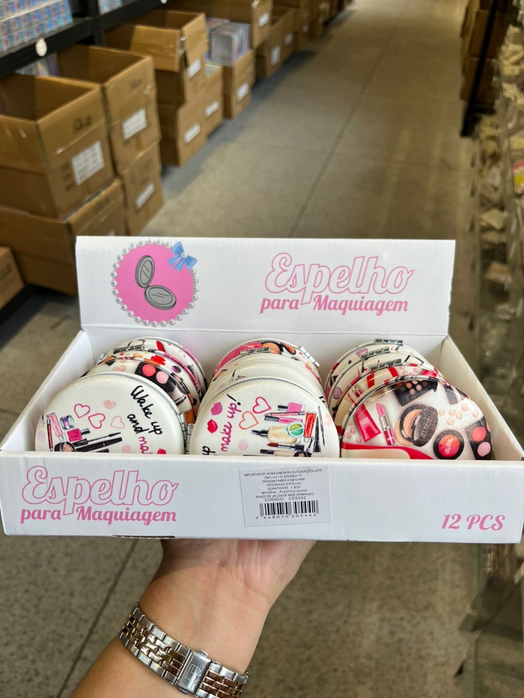 CES032 - Espelho de Bolsa Redondo 