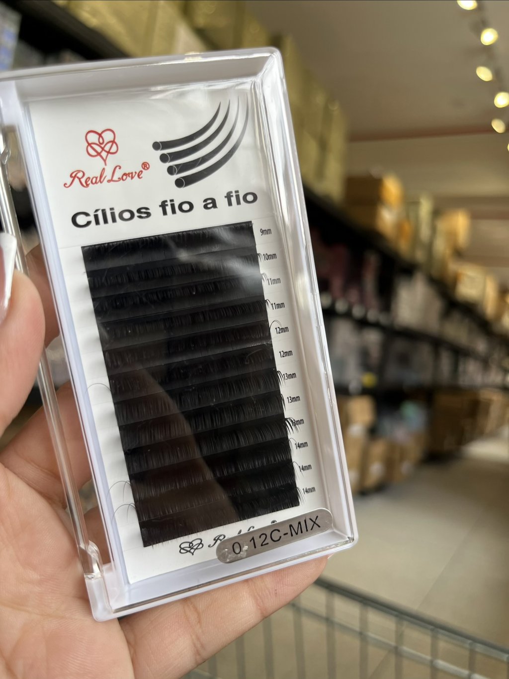 JP1903-21 - 0.12C MIX - Cílios Fio a Fio