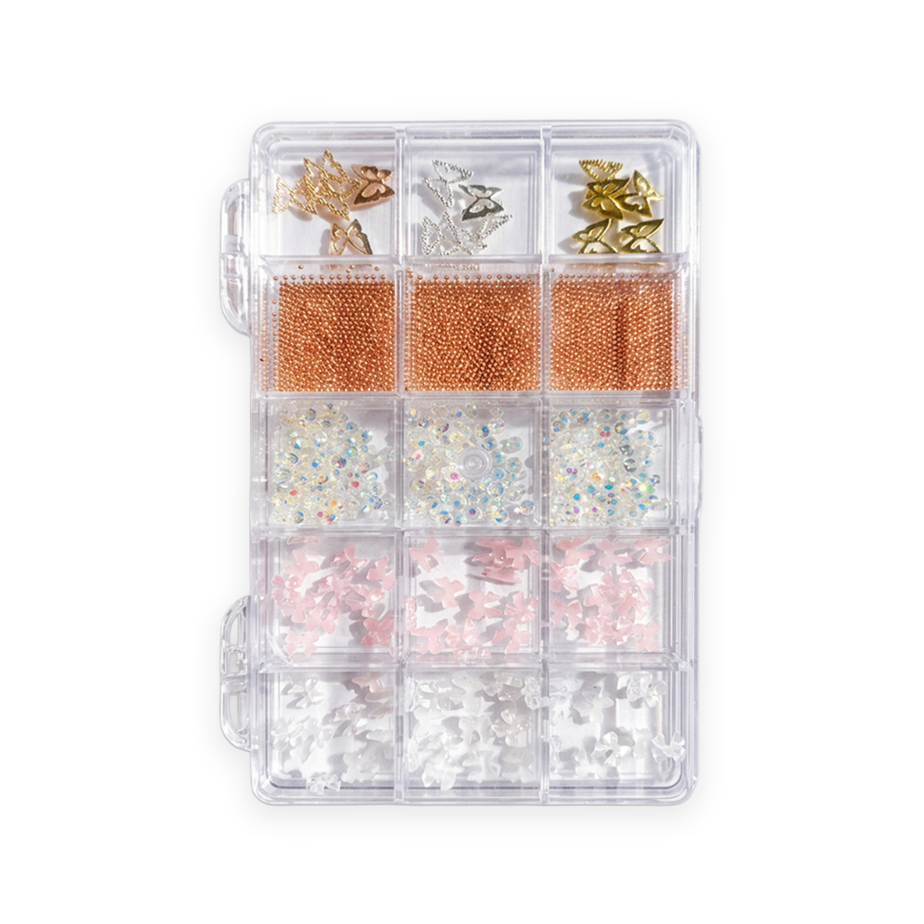 Gos263- Kit Decoração para unha