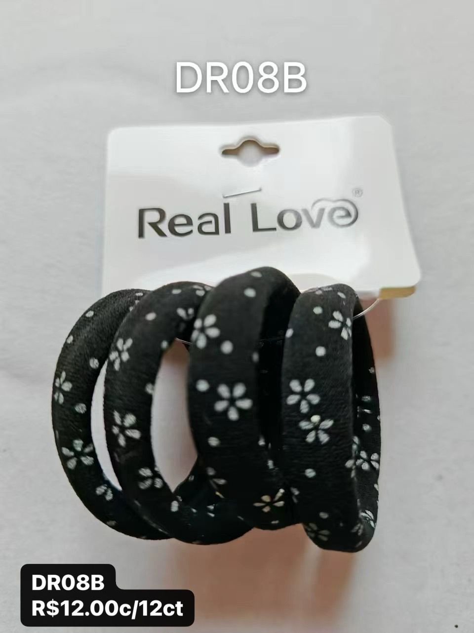 DR08B-Elástico de cabelo