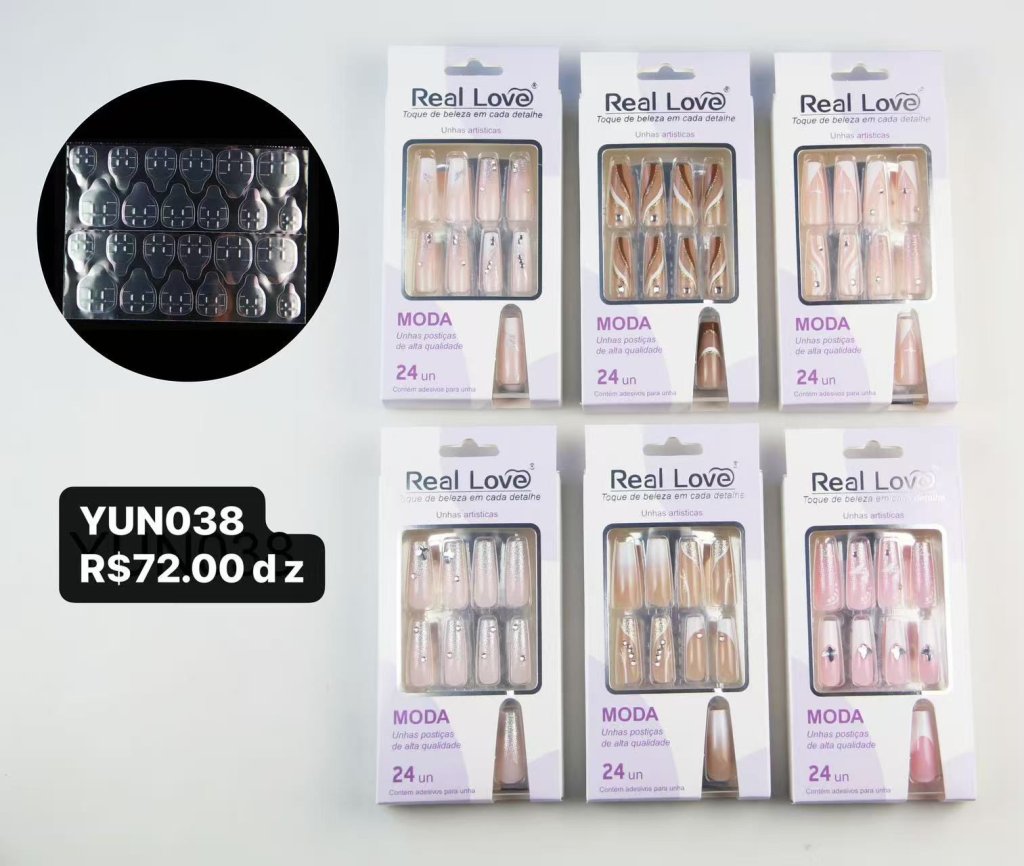 YUN038- UNHAS DECORADAS