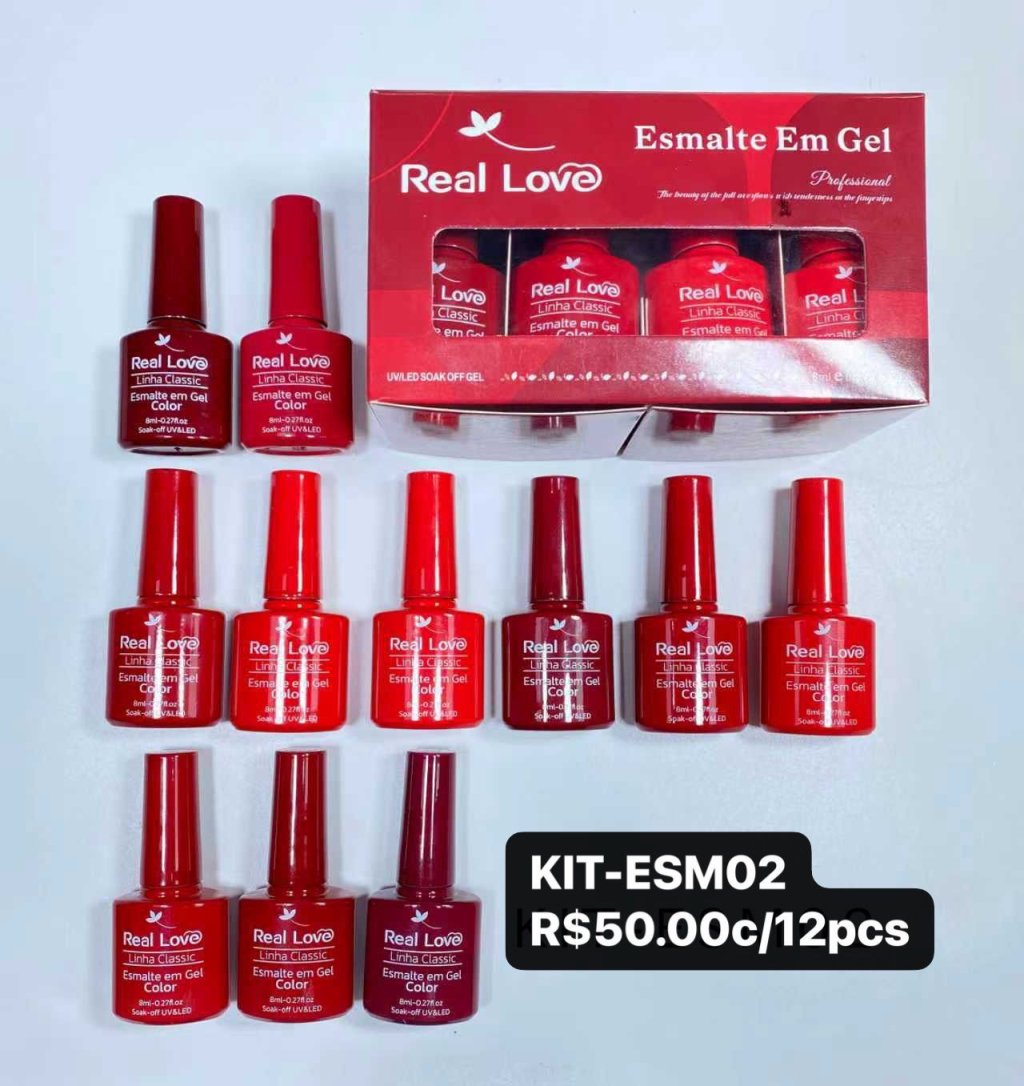 KIT-ESM02-Kit de esmlate linha classic 8ml
