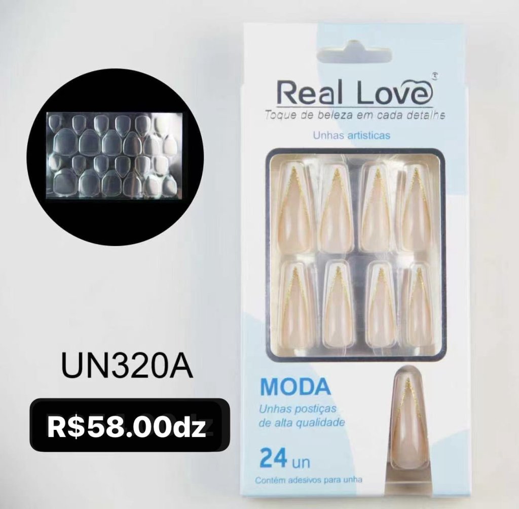 UN320A - UNHAS POSTIÇAS DECORADAS
