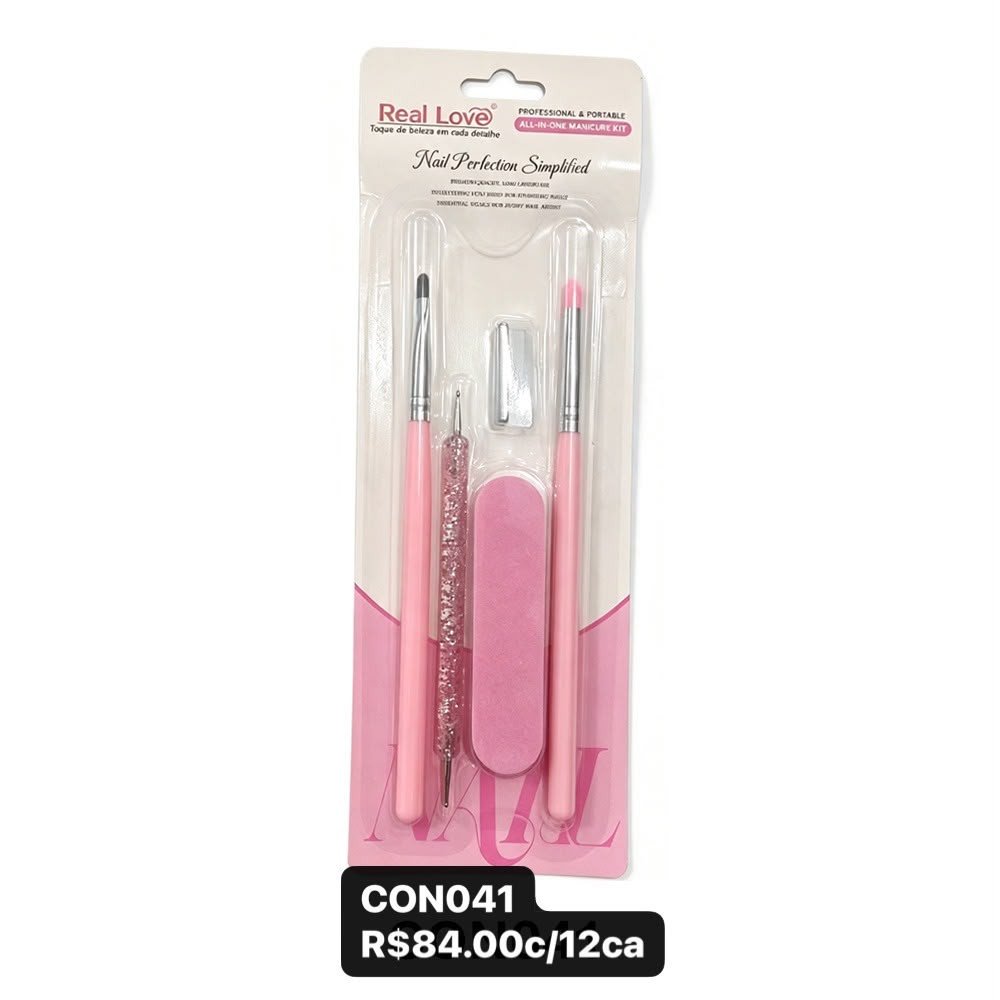 CON041-Kit pincel para alongamento de unha
