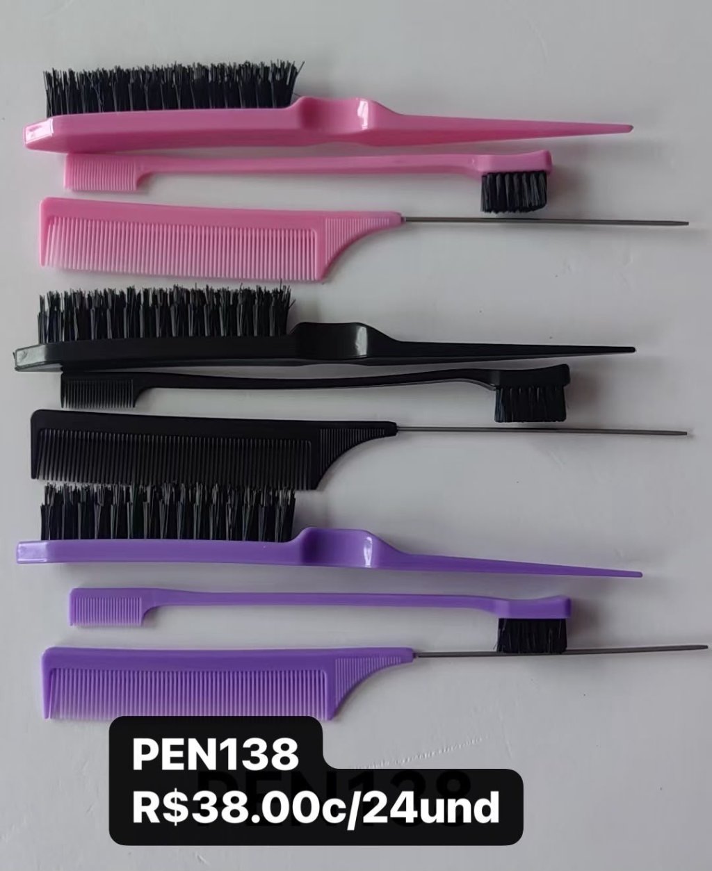 PEN138-Kit baby hair e penteado de cabelo