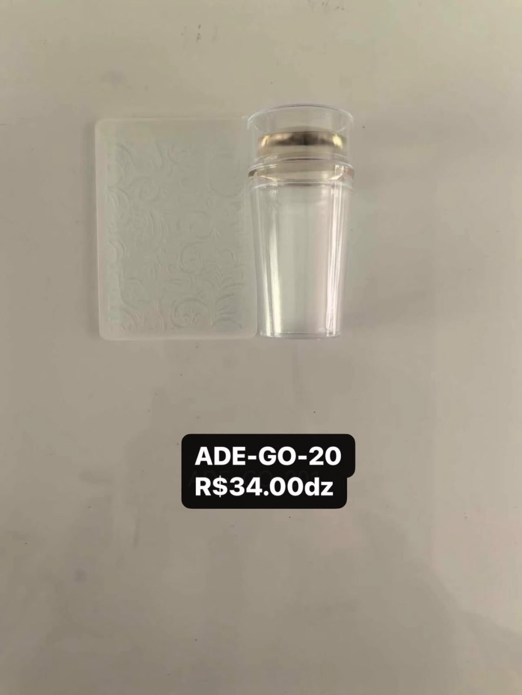 ADE-GO-201 - Carimbo para decoração de unha