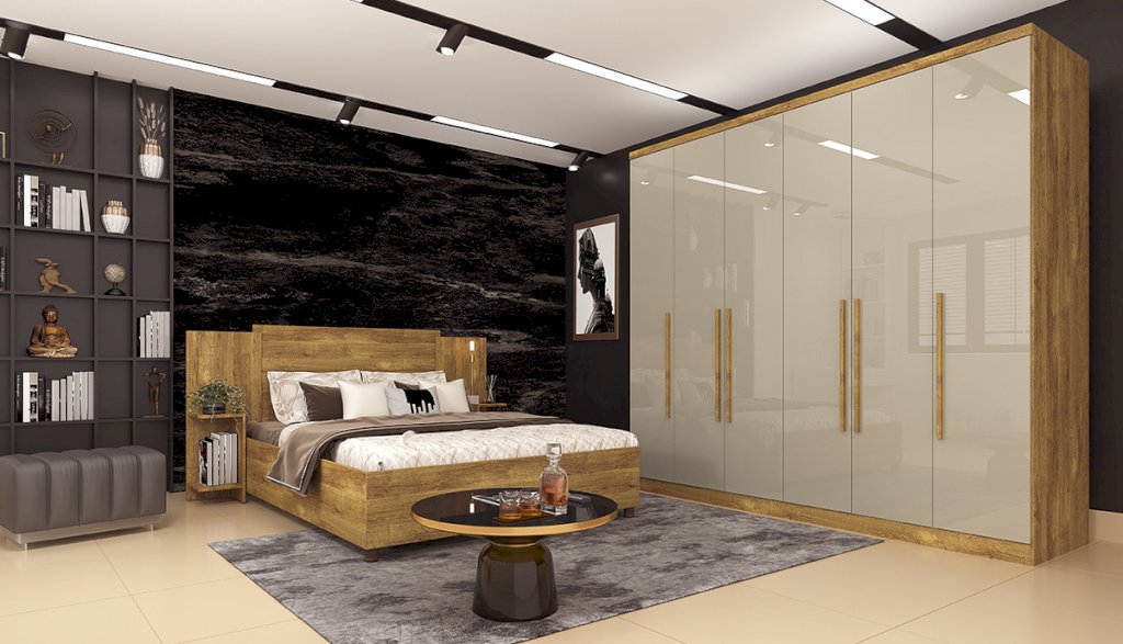 Guarda-Roupa TCIL VENEZA 6 PORTAS 