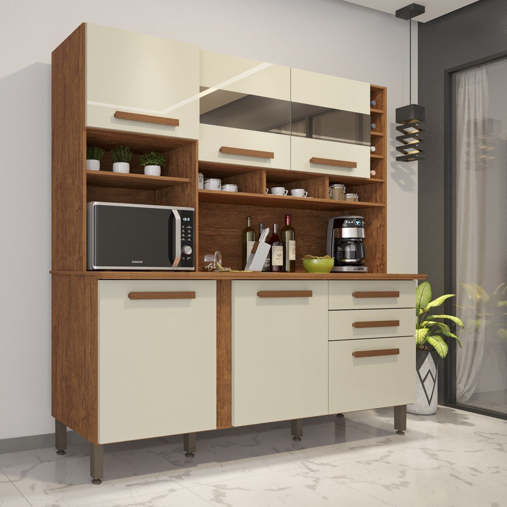 Armário Cozinha Alexia c/ espelho